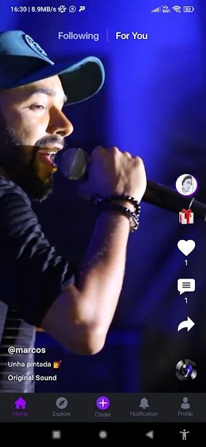 Kick - Indian Short Video App Screenshot 1