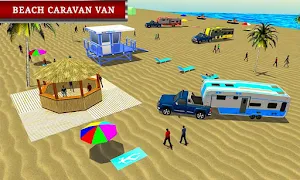 Extreme Off-Road Campervan 3D Truck Simulator 18 Screenshot 1
