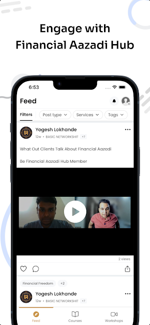 Financial Aazadi Hub Screenshot 1