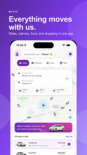 Movve Ride Screenshot 1