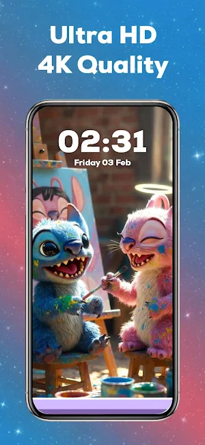 Stitch 4k Live Wallpaper Lilo Screenshot 2