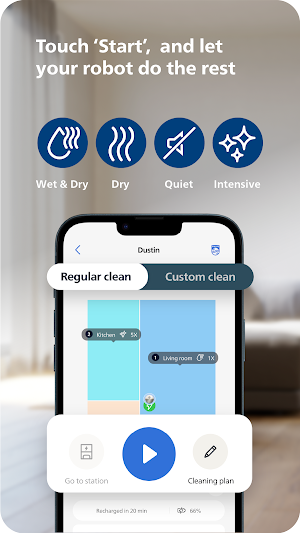 Philips HomeRun Robot App Screenshot 3