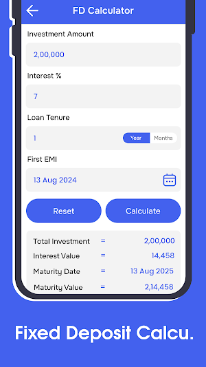 LoanCash - Loan EMI Calculator Screenshot 3