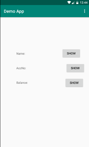 Demo App Screenshot 1