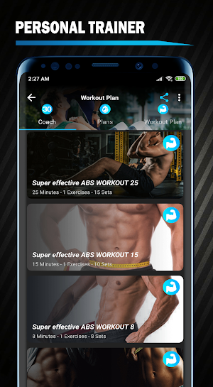 Sit Ups Challenge Abs Workouts - Crunch Ab Workout Screenshot 1