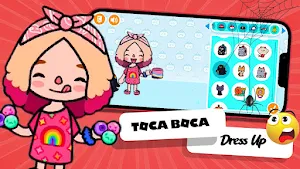 Tocaboca Wednesday Dress Up Screenshot 3