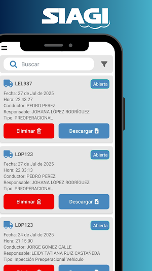 SIAGI – Sistemas de Gestión Screenshot 1