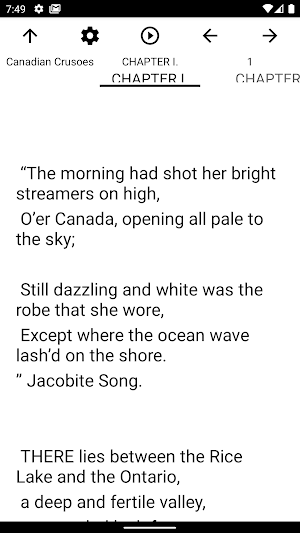 Book, Canadian Crusoes Screenshot 1