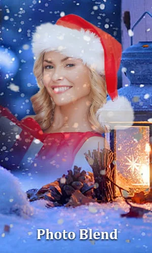 Christmas photo frame & photo blender app, editor Screenshot 2