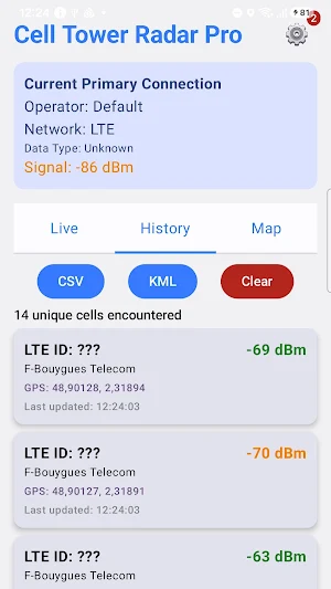 Cell Tower Radar Pro Screenshot 2