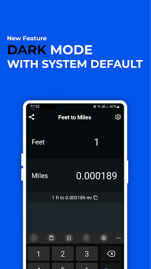 Feet to Miles Converter (Foot) Screenshot 3