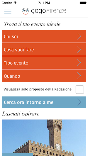 GoGoFirenze Screenshot 1