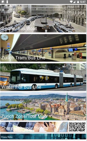 Zurich Metro Bus Tour Map Screenshot 0