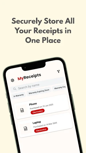 MyReceipts - Organize Receipts Screenshot 0