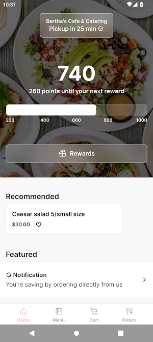 Bertha's Cafe & Catering Screenshot 0