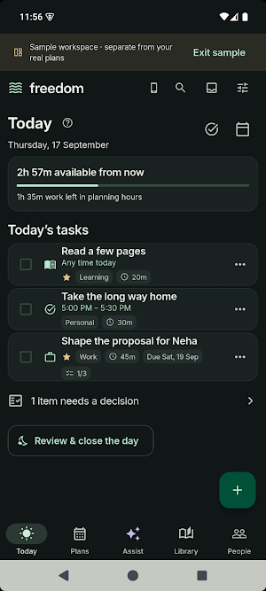 Freedom: Task & Weekly Planner Screenshot 0