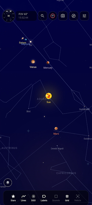 Insta Sky - Stargazing Sky Map Screenshot 0