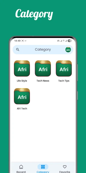 Afri Pro Screenshot 1