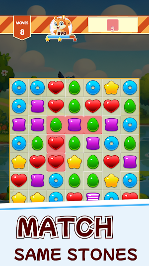 Nutty Match Fruit Riddles Screenshot 0