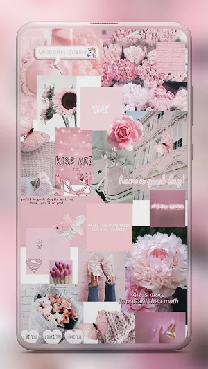 Cute Girly Wallpaper - Aesthetic Wallpaper Screenshot 3