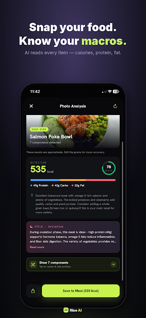 Rise AI: Calorie & Workout Screenshot 1