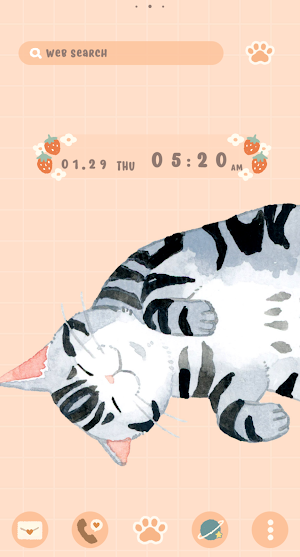 Cat Naps Theme +HOME Screenshot 1