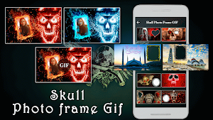 Skeleton GIF Photo Frame Maker Screenshot 0