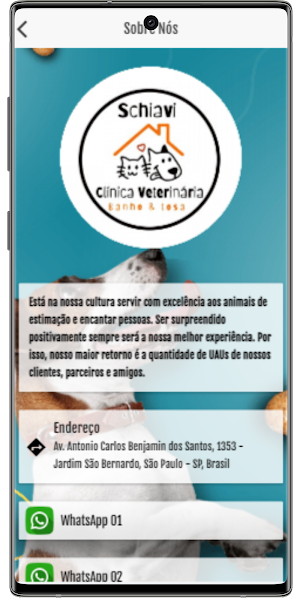 Schiavi Clínica Veterinária Screenshot 2
