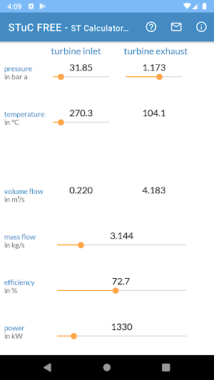 STuC FREE - Steam Turbine Calculator FREE Screenshot 0