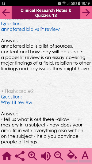 Clinical Research Exam Review, Concepts & Quizzes. Screenshot 1