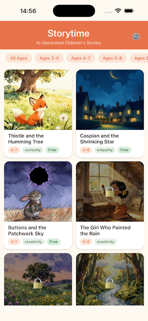 Storytime - Kids Stories Screenshot 2