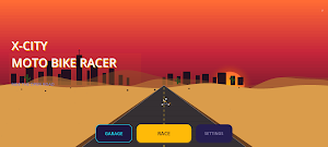X-City Moto Bike Racer Game Screenshot 0