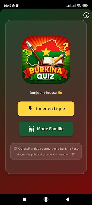 Burkina Quiz 🇧🇫 – Jeux Screenshot 0