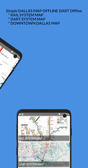 DALLAS TRANSIT MAP OFFLINE DART Screenshot 2