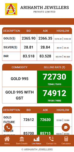 Arihanth Jewellers Screenshot 0