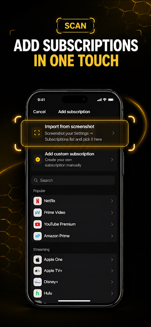 SubscriBee: Sub Manager Screenshot 2