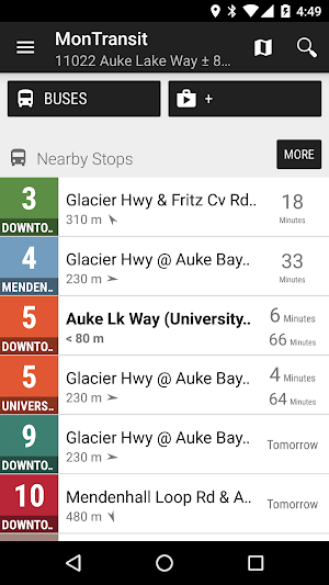 Juneau Capital Transit Bus - MonTransit Screenshot 0