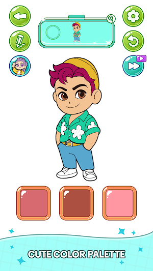 Coloring Idolfighting Screenshot 3