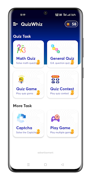 QuizWhiz - Winning Edge Screenshot 1