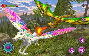 Flying Pegasus Unicorn Games Screenshot 0