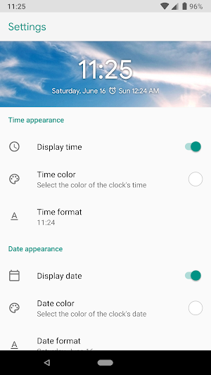 Digital Clock Widget Screenshot 3