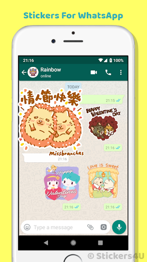 情人節貼圖包 Screenshot 0
