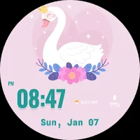 Swan Watch Face