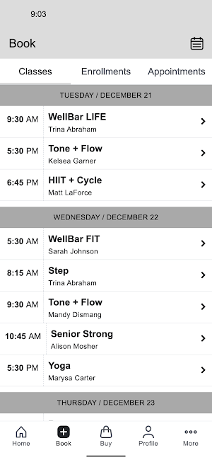 WellBar Screenshot 1