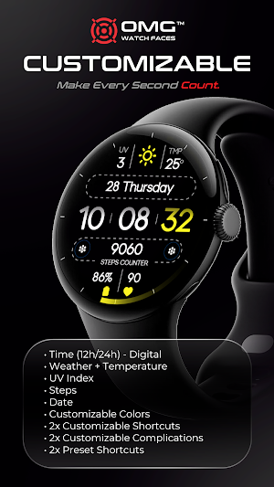 OMG 399 - Minimal Watch Face Screenshot 1