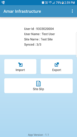 Amar Infrastructure Screenshot 1