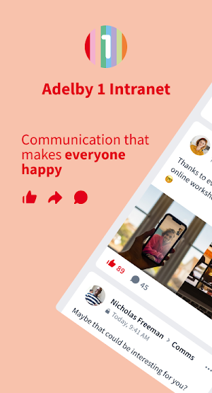 Adelby 1 Intranet Screenshot 0