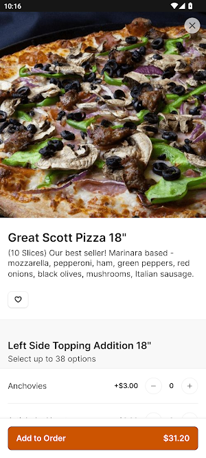 Wasatch Pizza Screenshot 2