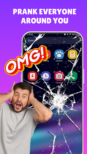 Broken Screen: Funny Prank Screenshot 0