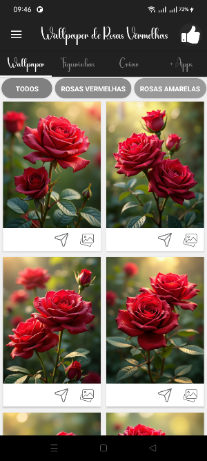 Red Roses Wallpaper Screenshot 1